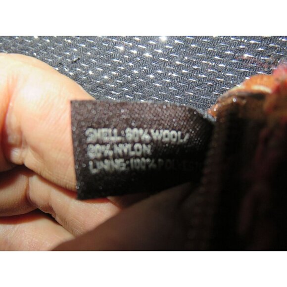 Coach Scaro Hampton Soho Herringbone Camel Leather Rose Tweed Wool Wristlet - Picture 11 of 15